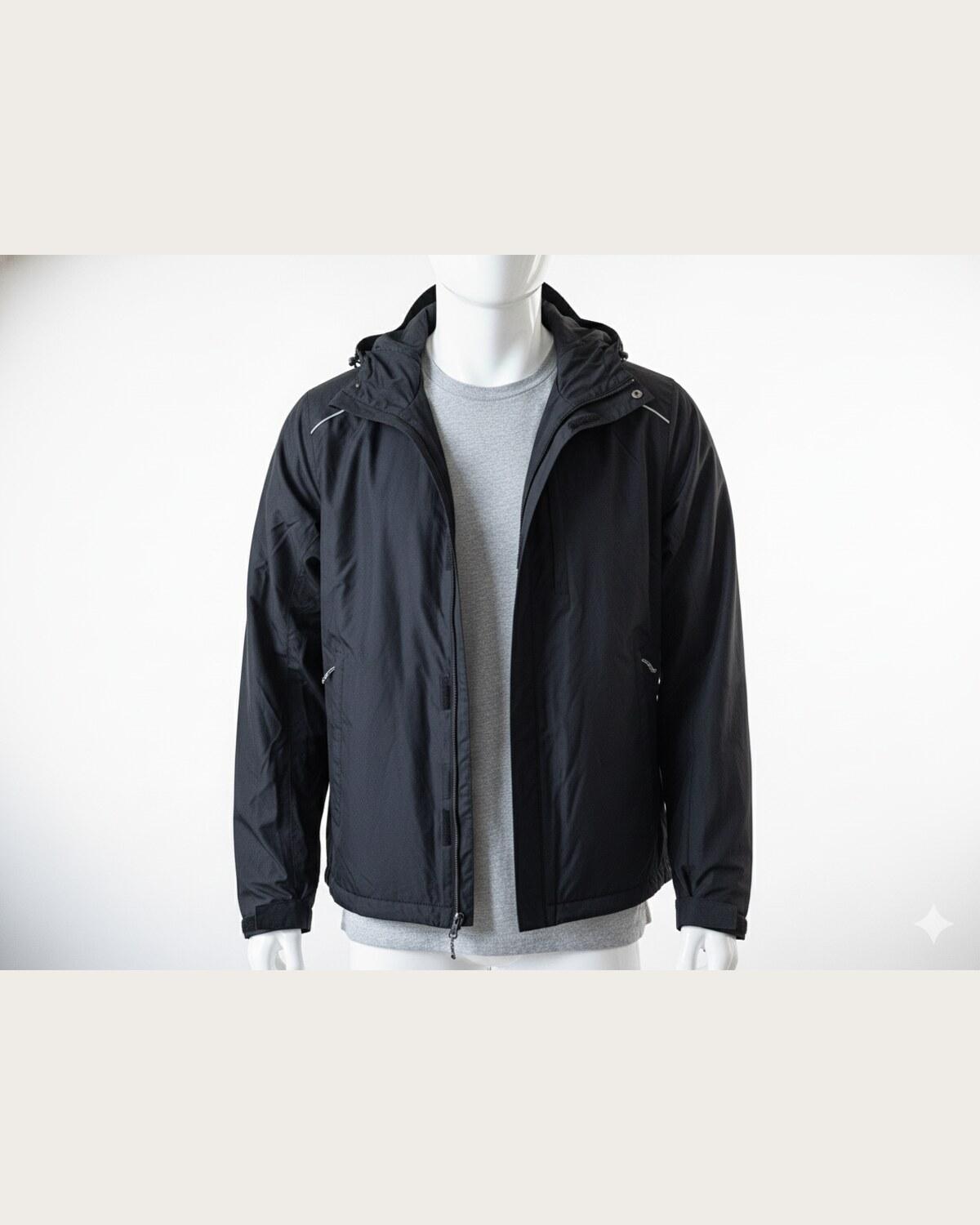 Men's Water Resistant Insulated Hooded Jacket